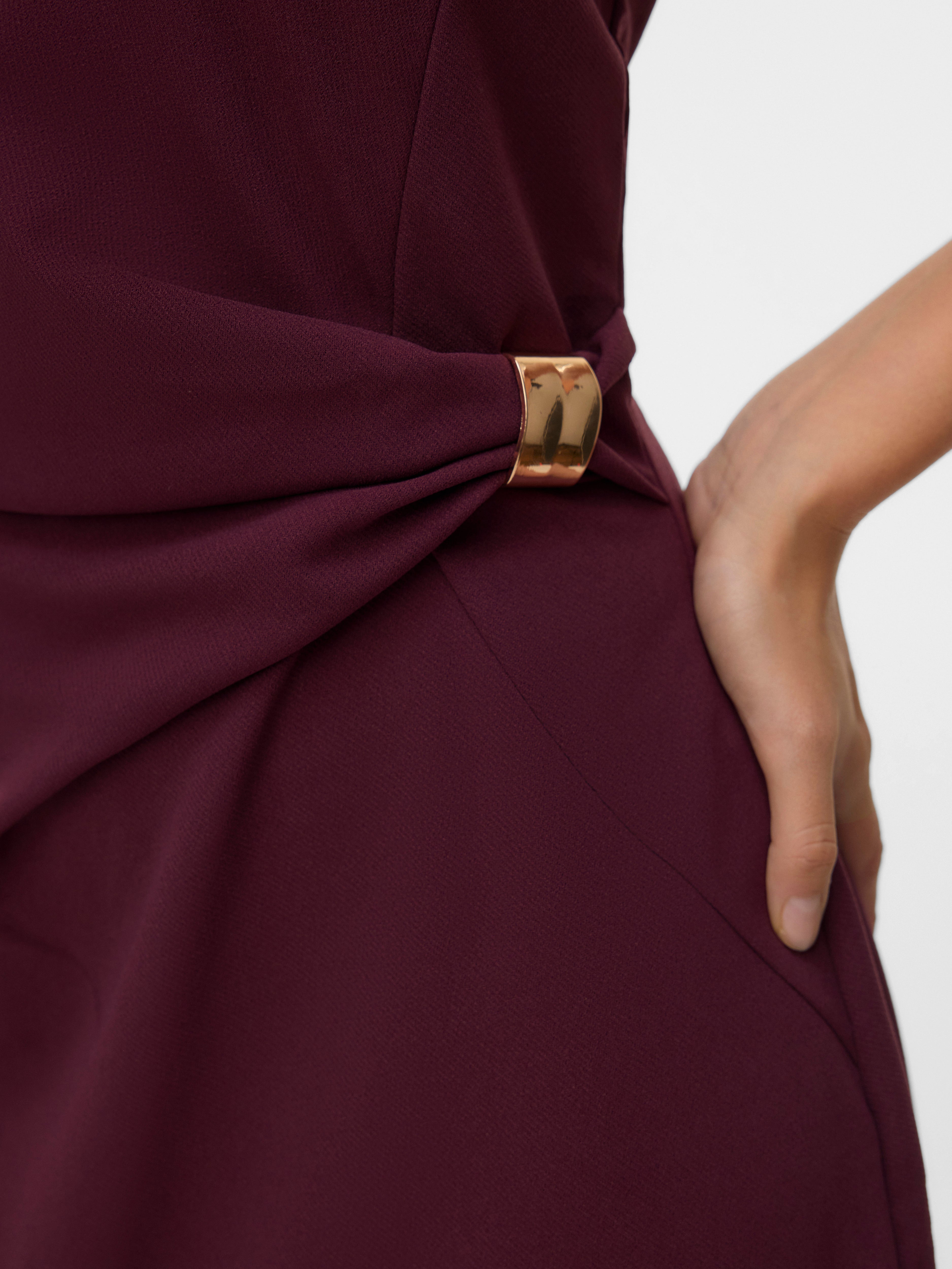 VERO MODA VMHOSANNA 7/8 dress - winetasting