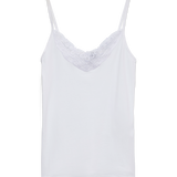 VERO MODA VMINGE lace singlet in bright white - Image 3