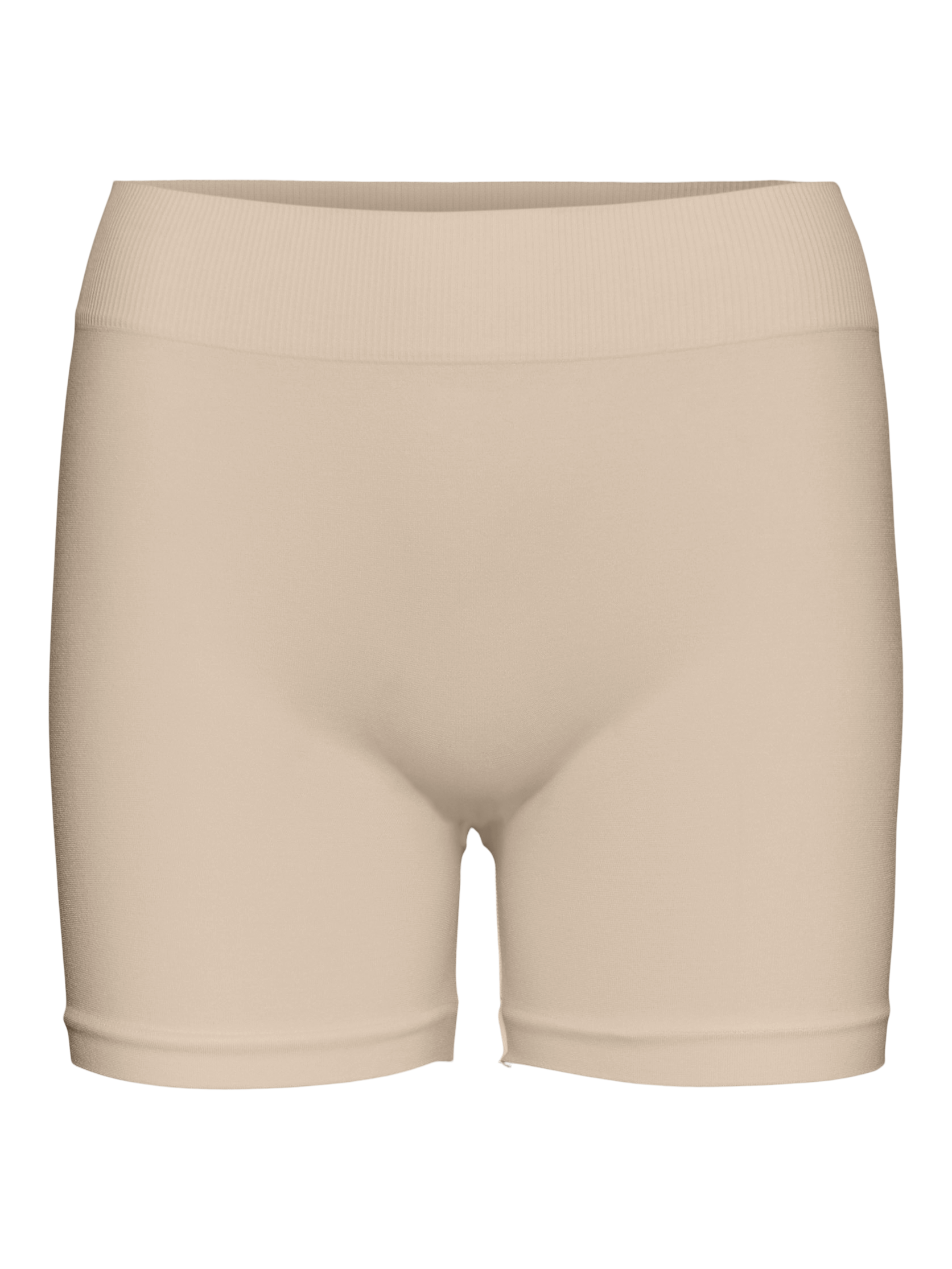 VERO MODA VMJACKIE seamless mini shorts in tan - Image 3