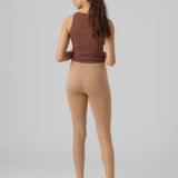 VERO MODA VMJACKIE shorts seamless in tan - Image 2