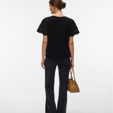 VERO MODA VMJASY o-neck top in black - Image 2