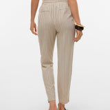 VERO MODA VMJESMILO ankle pants in silver lining - Image 2