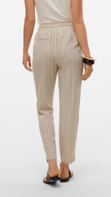 VERO MODA VMJESMILO ankle pants in silver lining - Image 2