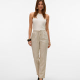VERO MODA VMJESMILO ankle pants in silver lining - Image 4