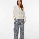 VERO MODA VMJISANA v-neck shirt in birch - Image 1