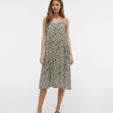 VERO MODA VMJOSIE calf singlet dress in black - Image 4