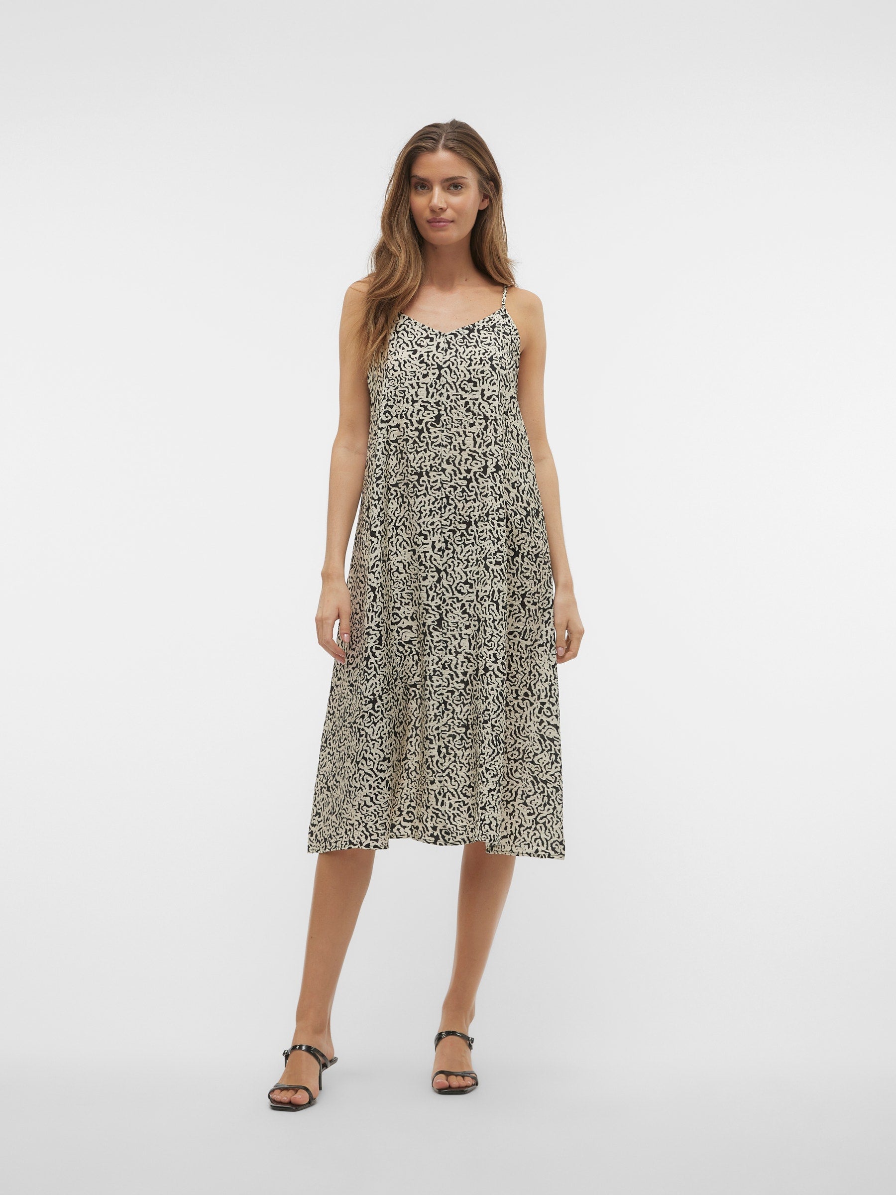 VERO MODA VMJOSIE calf singlet dress in black - Image 4