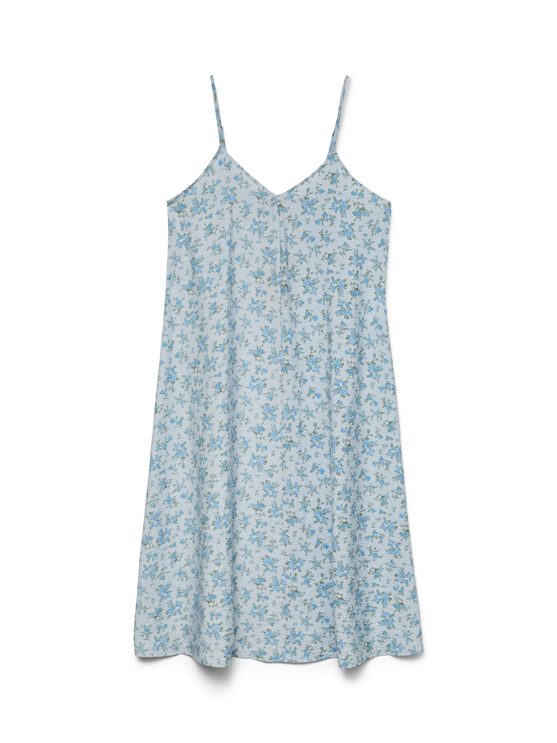 VERO MODA VMJOSIE calf singlet dress in cashmere blue blue molly - Image 3