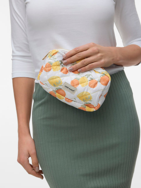 VERO MODA VMJOY toilet bag small in snow white