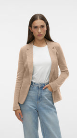 VERO MODA VMJULIA blazer in silver mink melange - Image 1