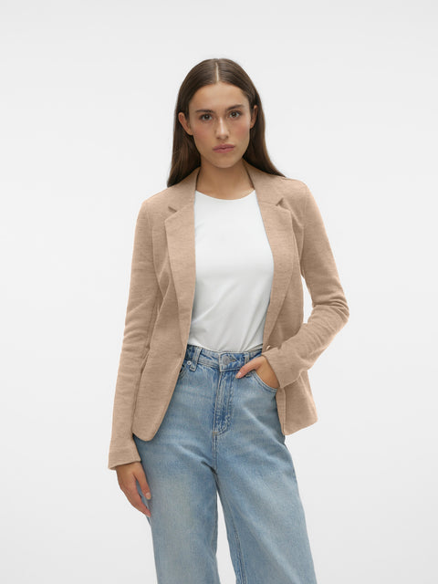 VERO MODA VMJULIA blazer in silver mink melange