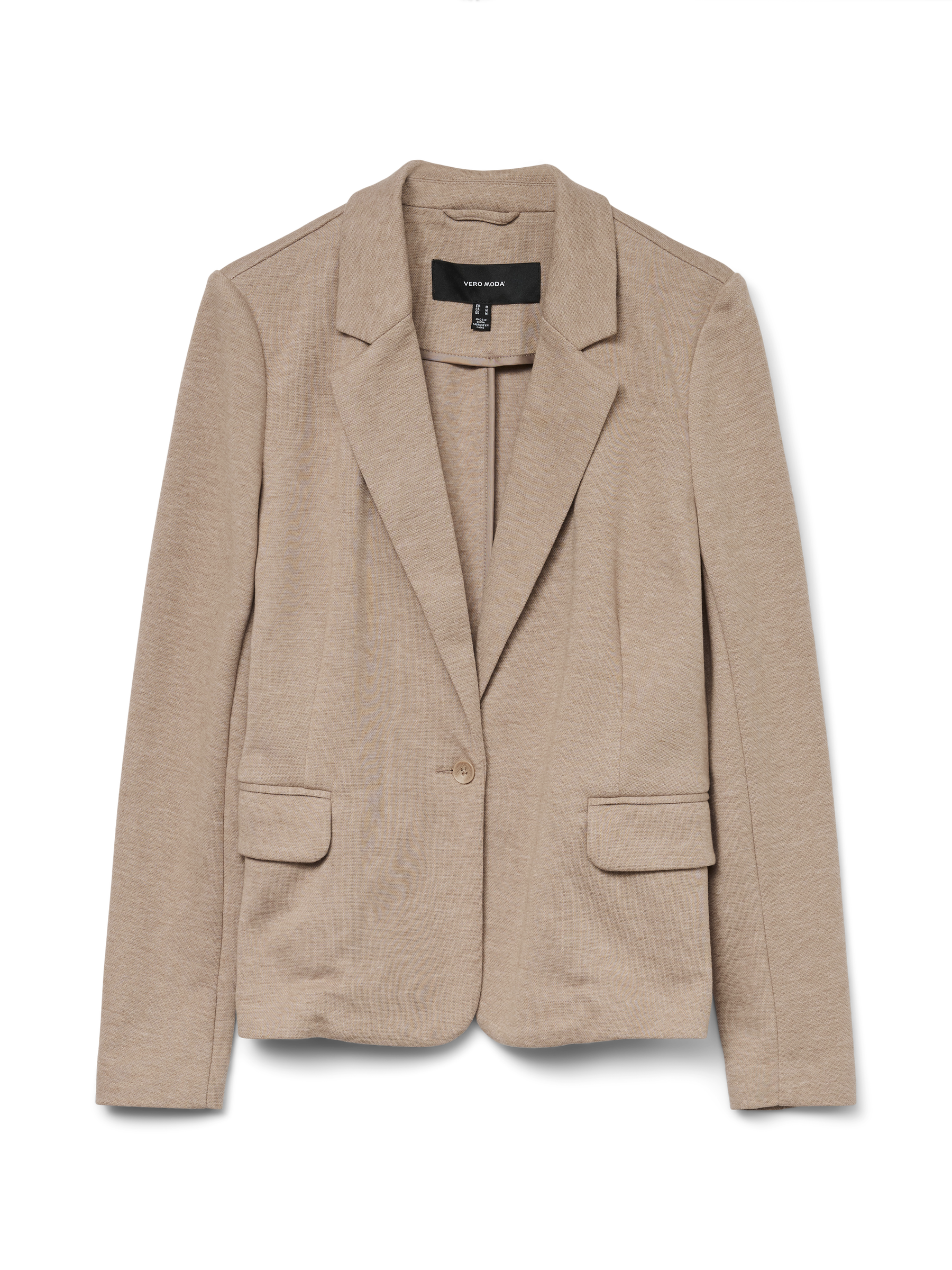 VERO MODA VMJULIA blazer in silver mink melange - Image 3