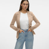 VERO MODA VMJULIA blazer in silver mink melange - Image 5