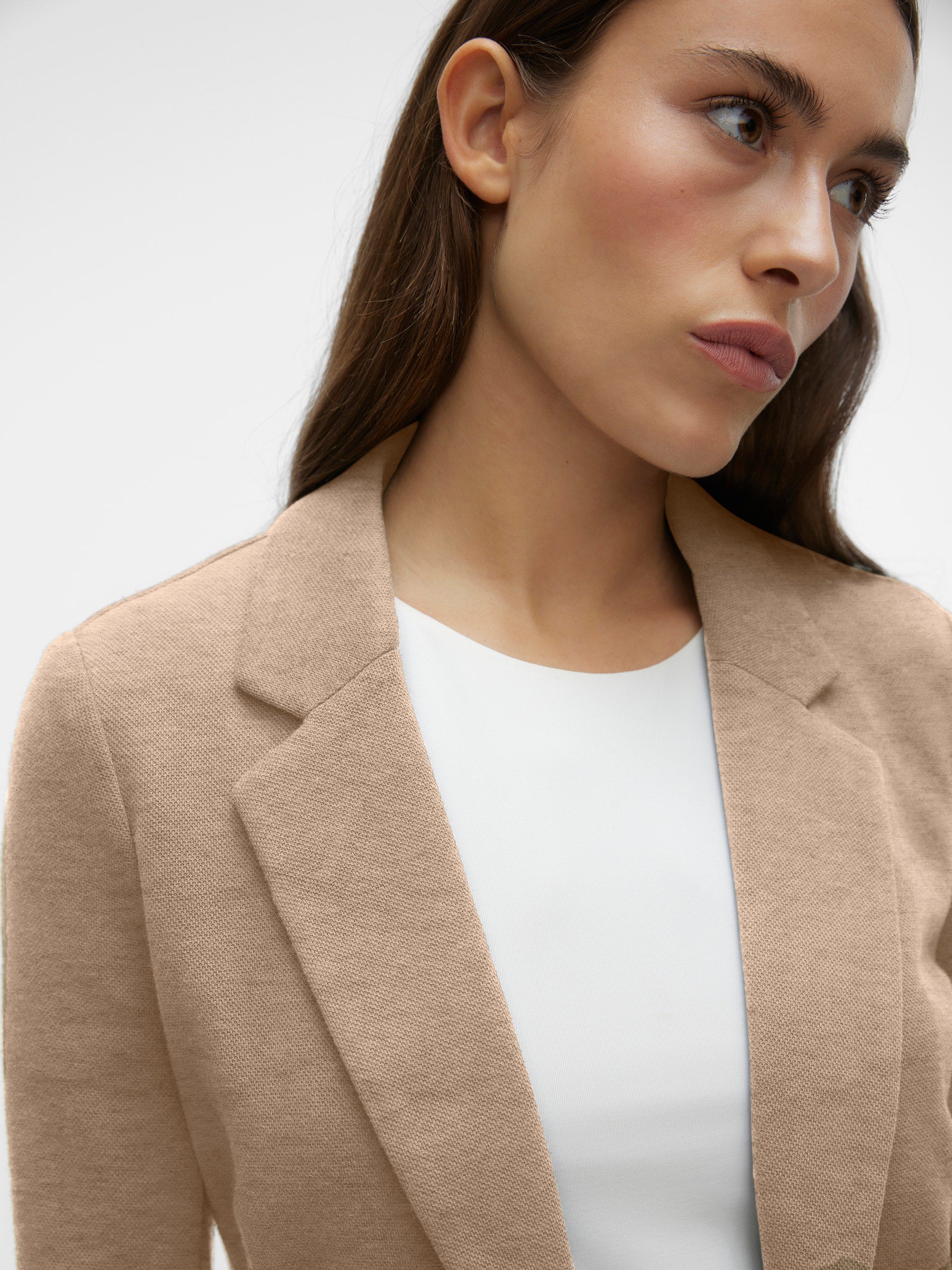 VERO MODA VMJULIA blazer in silver mink melange - Image 6