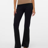 VERO MODA VMKAMMA flared jersey pant in black - Image 1