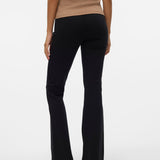 VERO MODA VMKAMMA flared jersey pant in black - Image 2