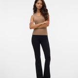VERO MODA VMKAMMA flared jersey pant in black - Image 5