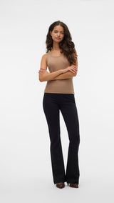 VERO MODA VMKAMMA flared jersey pant in black - Image 5