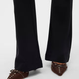 VERO MODA VMKAMMA flared jersey pant in black - Image 7