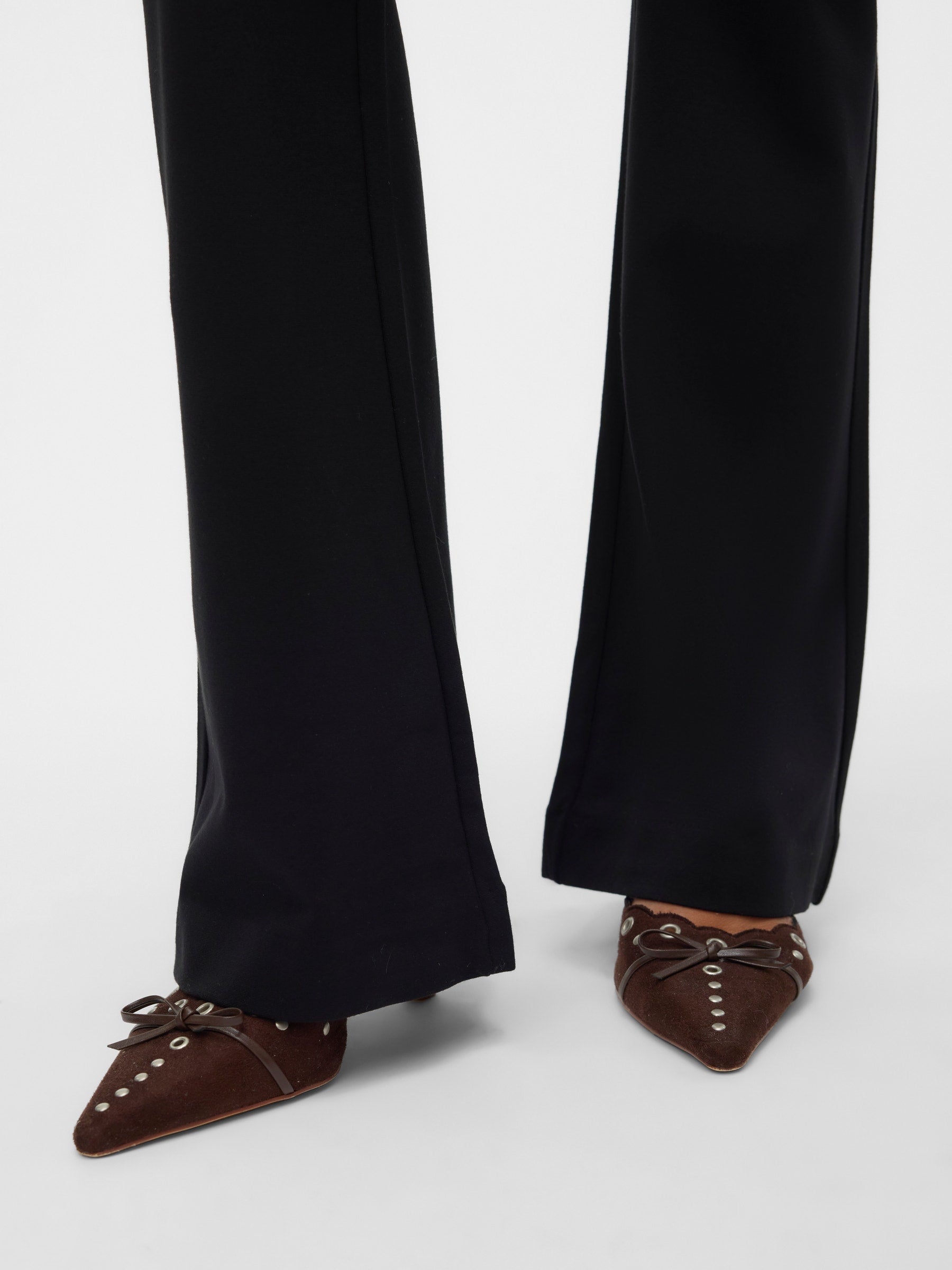 VERO MODA VMKAMMA flared jersey pant in black - Image 7