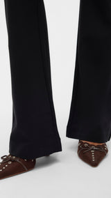 VERO MODA VMKAMMA flared jersey pant in black - Image 7