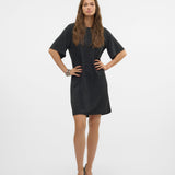 VERO MODA VMKANVA 2/4 tee dress - black
