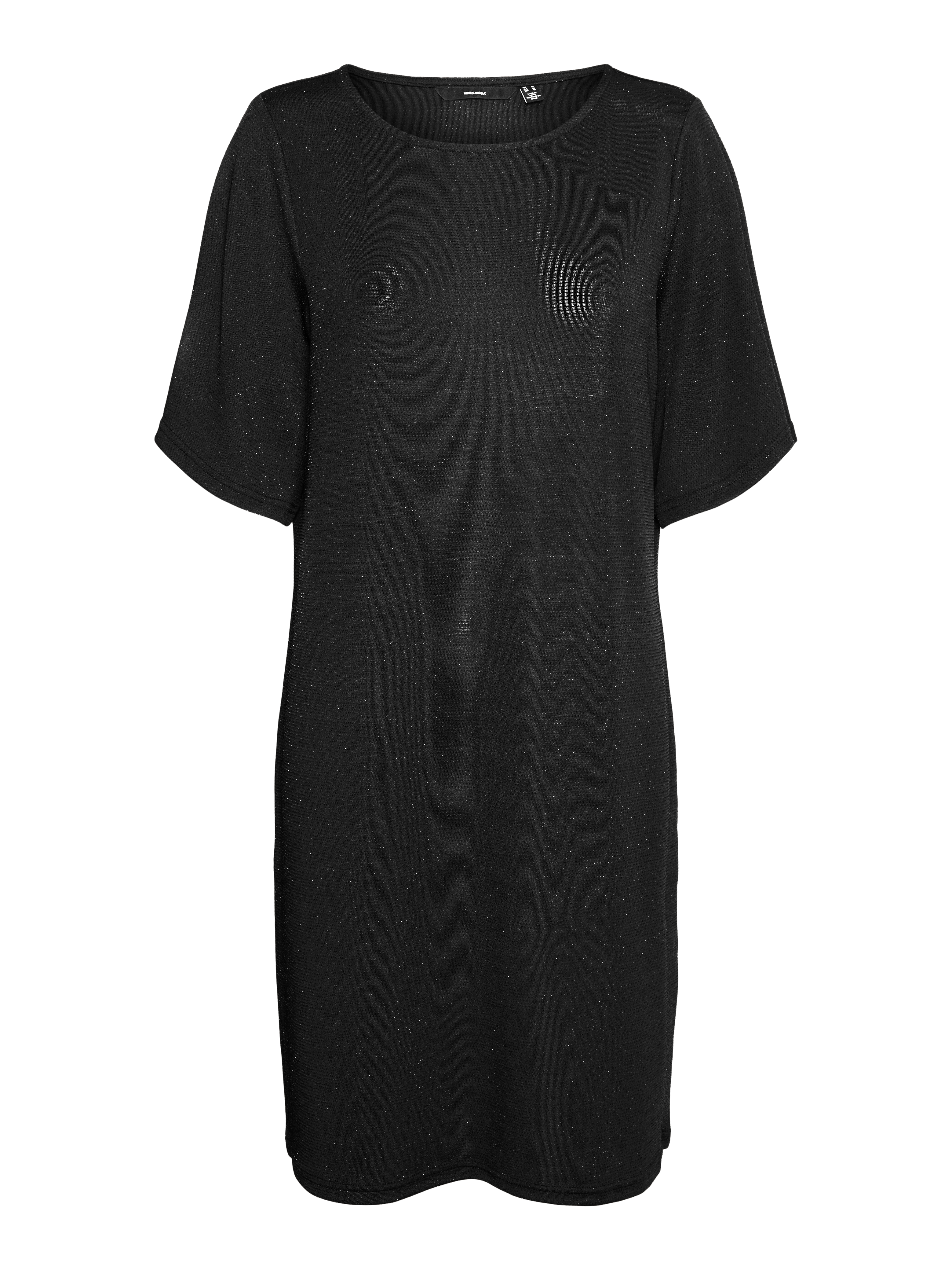 VERO MODA VMKANVA 2/4 tee dress - chocolate torte copper lurex
