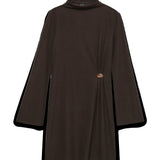 VERO MODA VMKATH short buttn cord dress in chocolate torte - Image 3