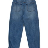 VERO MODA VMKATHY wide cropped jeans in medium blue - Image 4