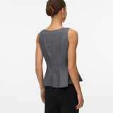 VERO MODA VMKIMBERLY top in dark grey - Image 2