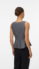 VERO MODA VMKIMBERLY top in dark grey - Image 2