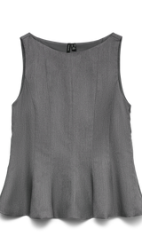 VERO MODA VMKIMBERLY top in dark grey - Image 3