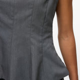 VERO MODA VMKIMBERLY top in dark grey - Image 5
