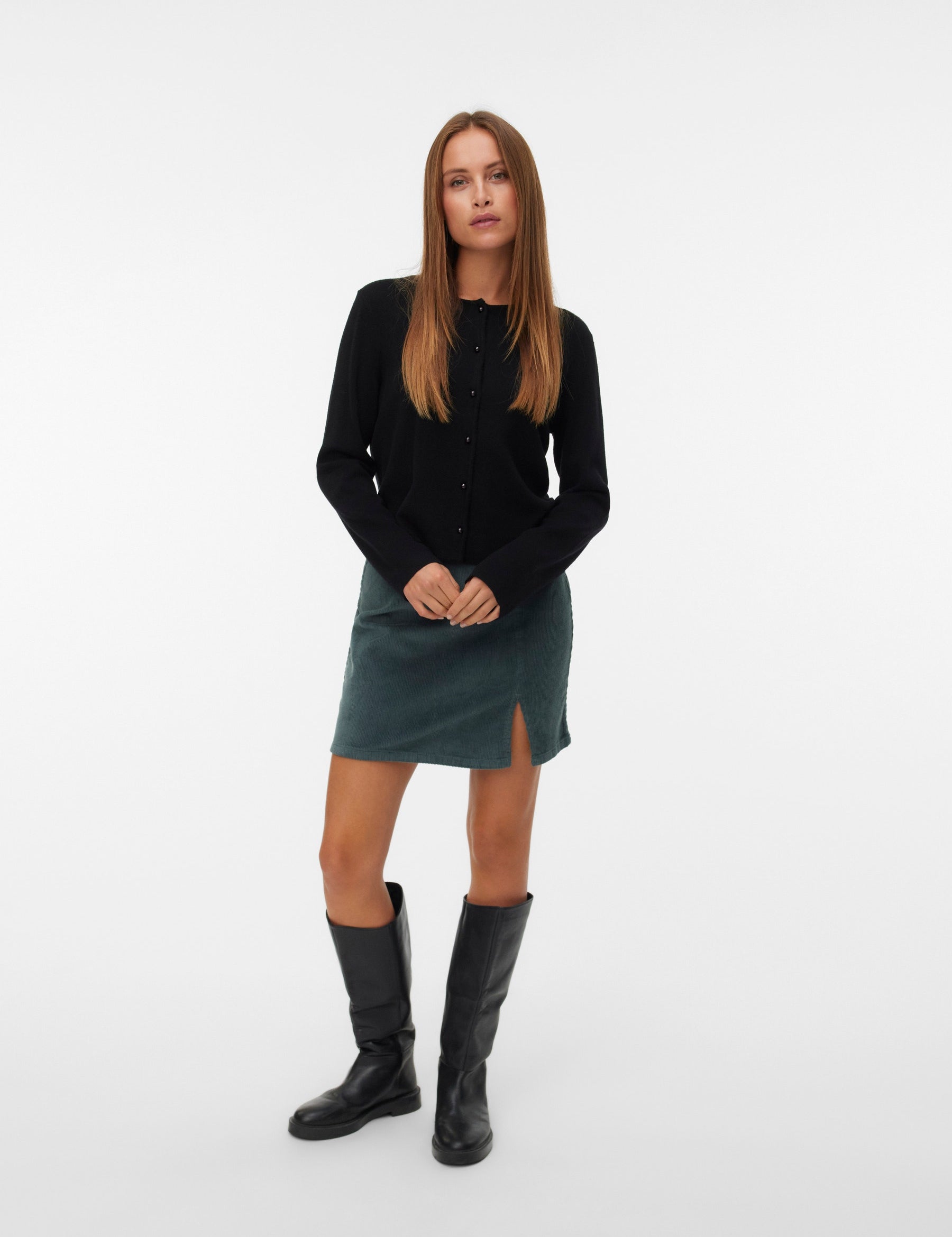 VERO MODA VMKRISTI o-neck cardigan boo in birch - Image 1