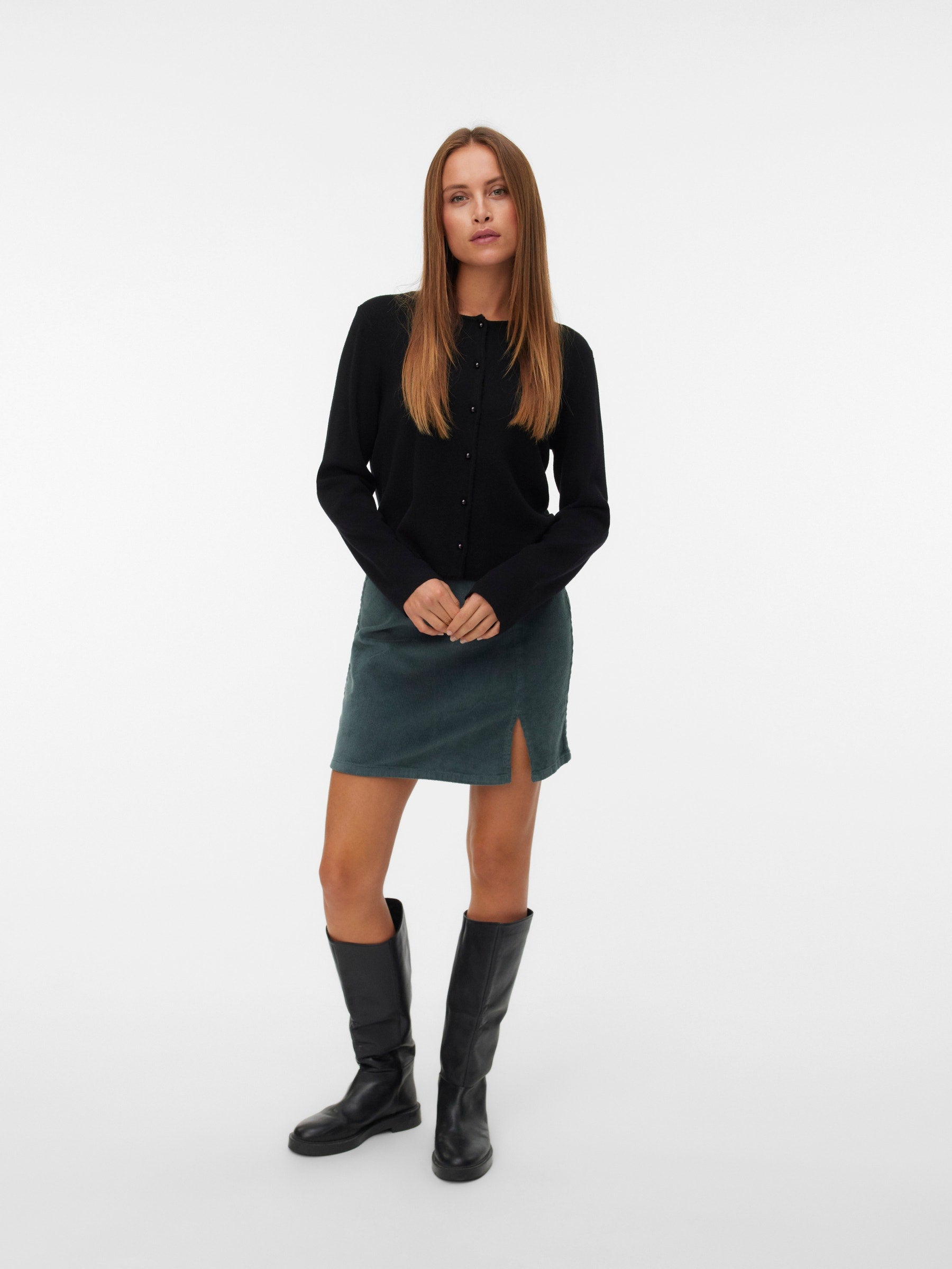 VERO MODA VMKRISTI o-neck cardigan boo in birch - Image 1