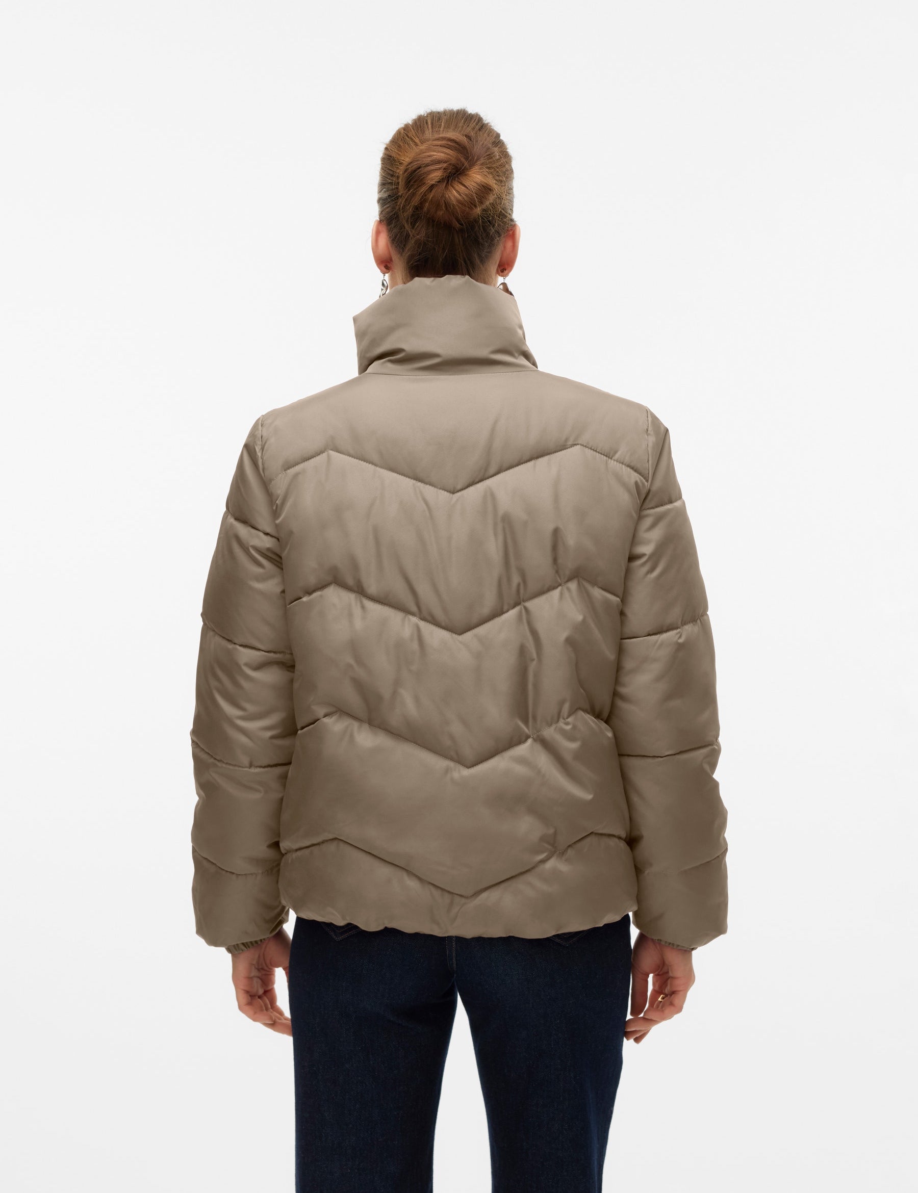VERO MODA VMLIGARIO short jacket boo in silver mink - Image 2