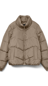 VERO MODA VMLIGARIO short jacket boo in silver mink - Image 3