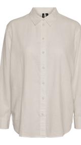 VERO MODA VMLINN shirt in moonbeam - Image 3