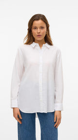 VERO MODA VMLINN shirt in snow white - Image 1