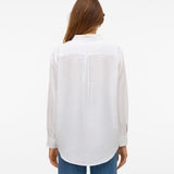 VERO MODA VMLINN shirt in snow white - Image 2
