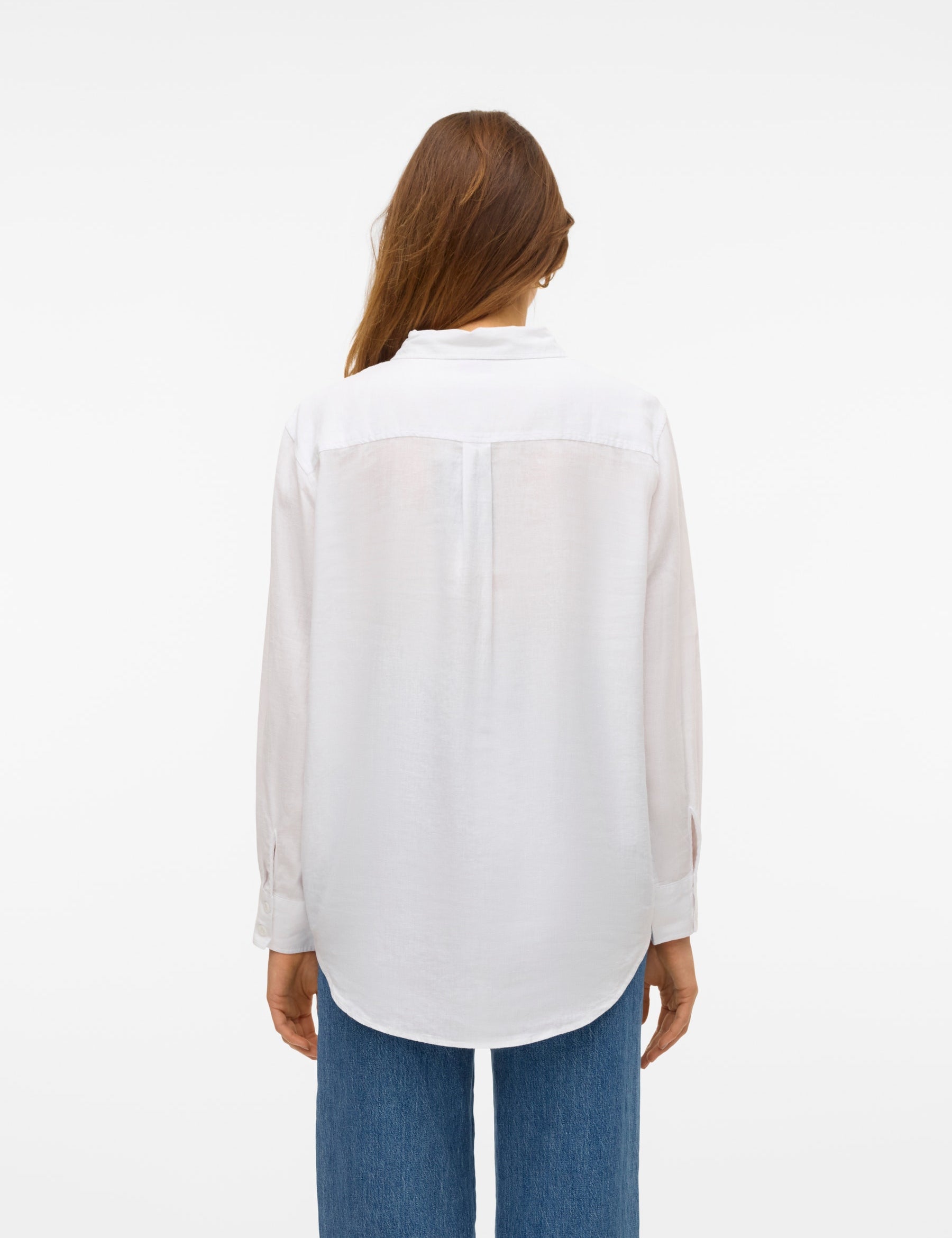 VERO MODA VMLINN shirt in snow white - Image 2
