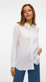 VERO MODA VMLINN shirt in snow white - Image 5