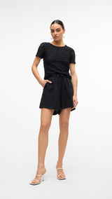 VERO MODA VMLINN shorts in snow white - Image 4
