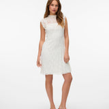 VERO MODA VMLISA short dress in antique white - Image 1