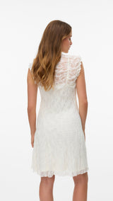 VERO MODA VMLISA short dress in antique white - Image 2