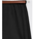 VERO MODA VMLUNA ankle skirt in black - Image 4