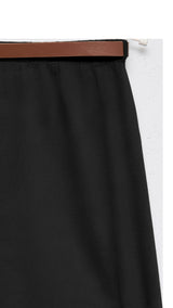 VERO MODA VMLUNA ankle skirt in black - Image 4