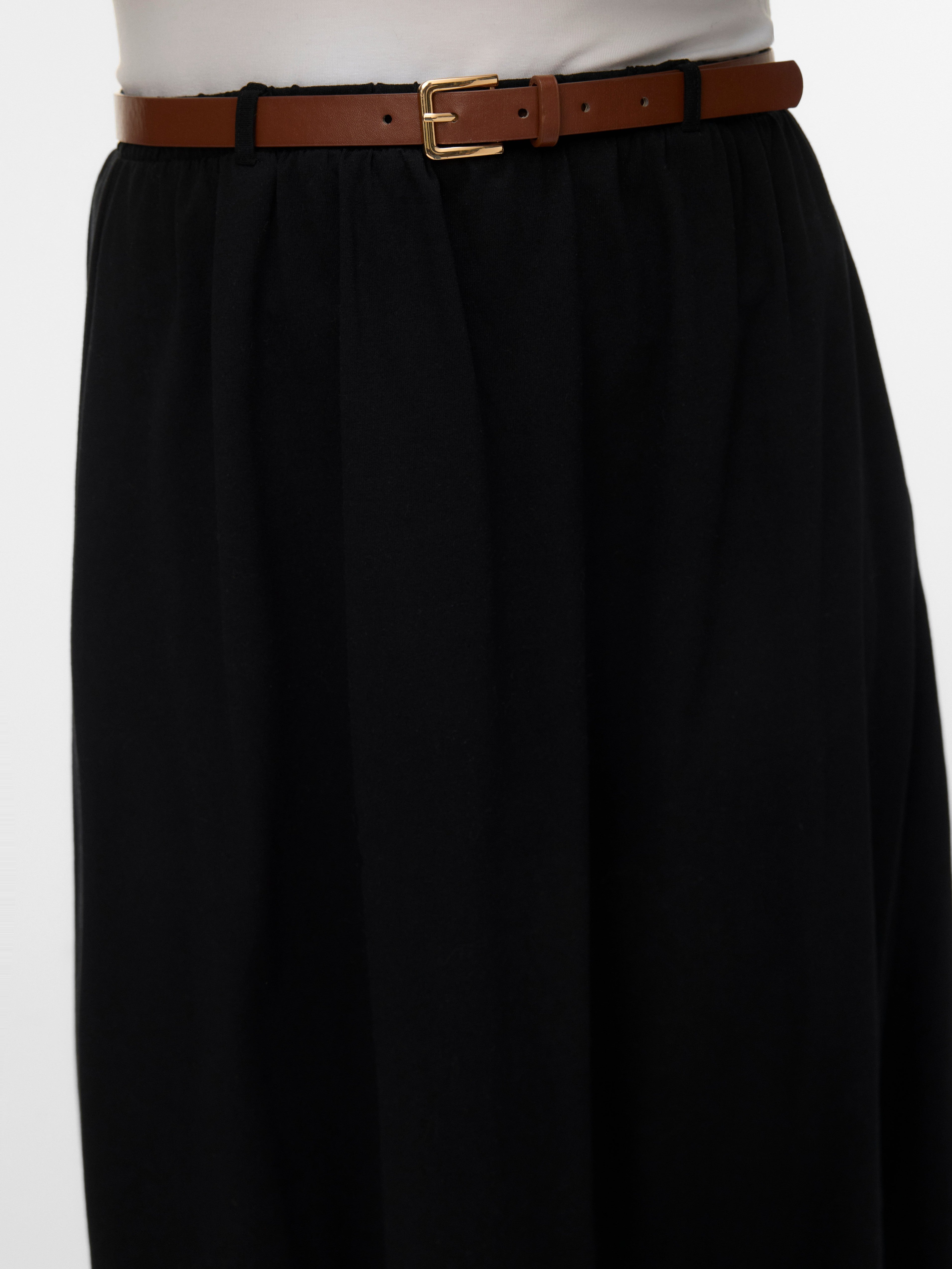 VERO MODA VMLUNA ankle skirt in black - Image 6