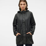 VERO MODA VMMALOU coated jacket in balsam green - Image 1