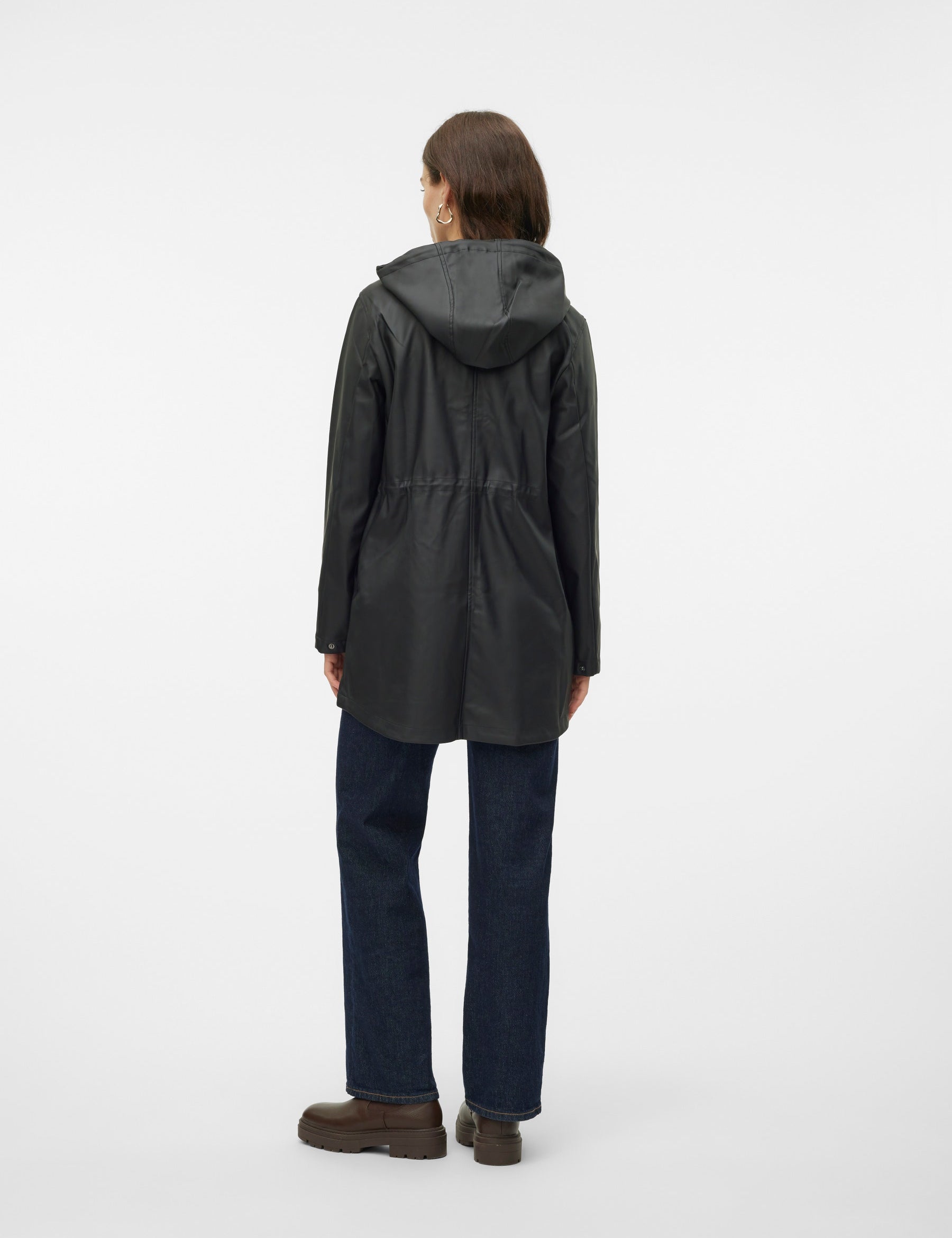 VERO MODA VMMALOU coated jacket in balsam green - Image 2
